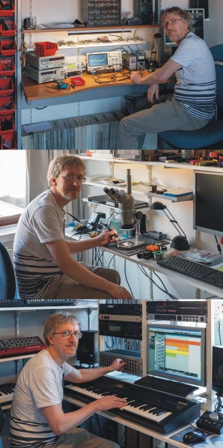 Raymond in his home office
